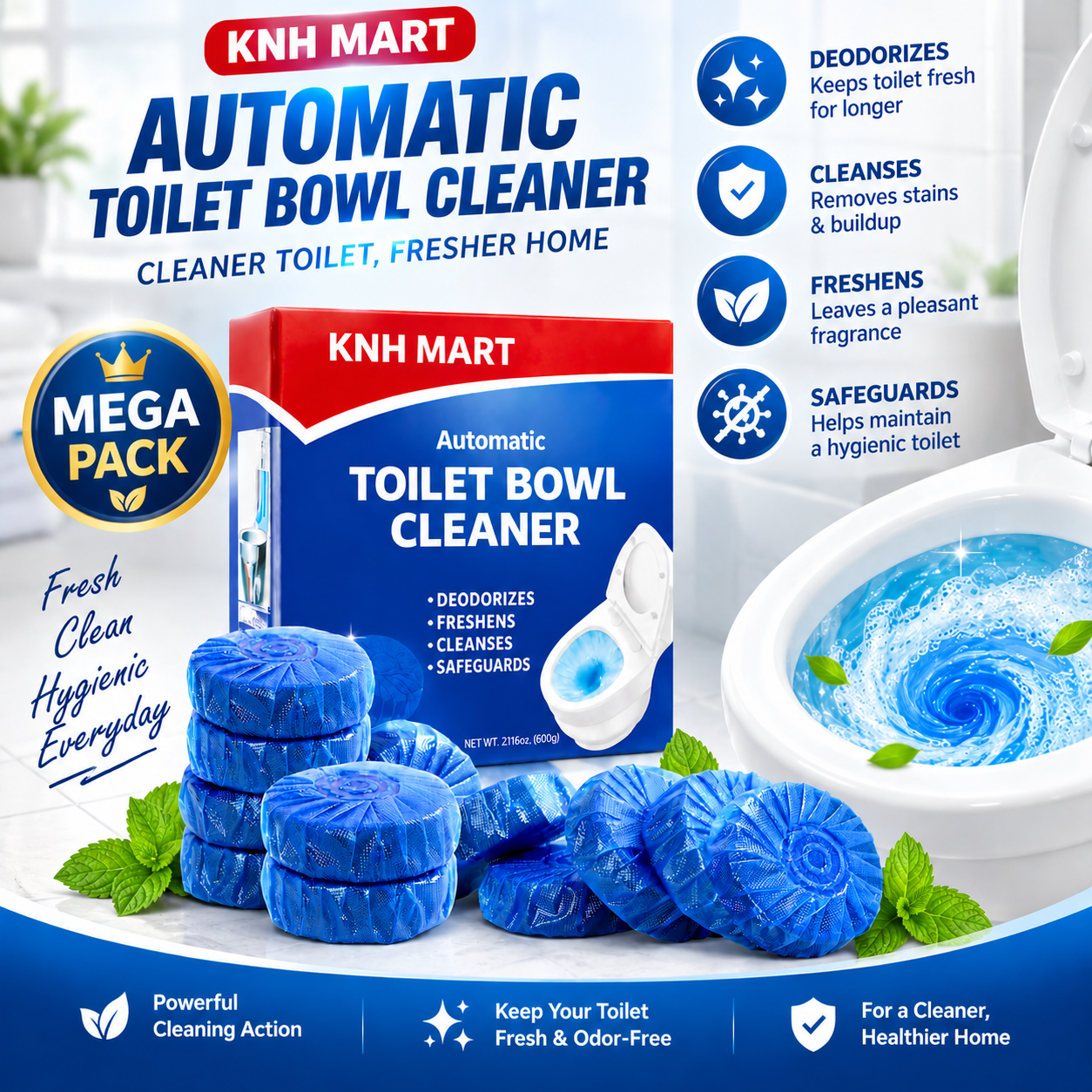 Hydro Toilet Cleaning Tablets - Mega Pack